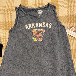 Flowery Arkansas tank top
